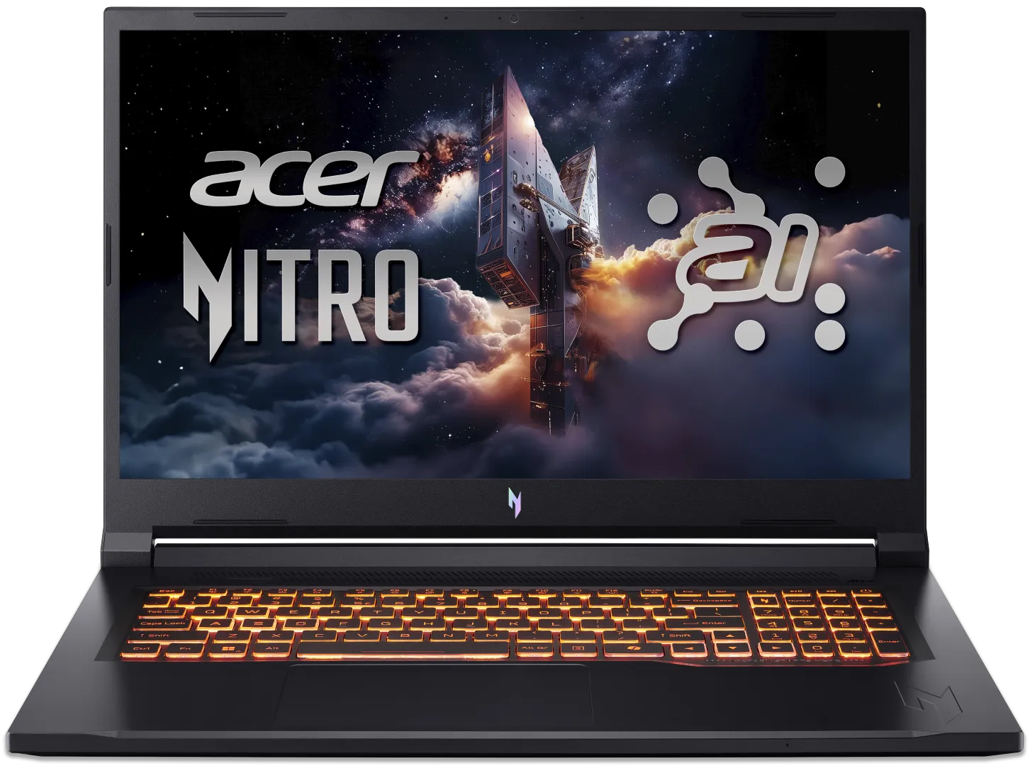 Acer Laptop Gaming 17,3" Nitro V 17 AI Ryzen 7 32Go 1To RTX 5060 QWERTZ ANV17-41-R0S3