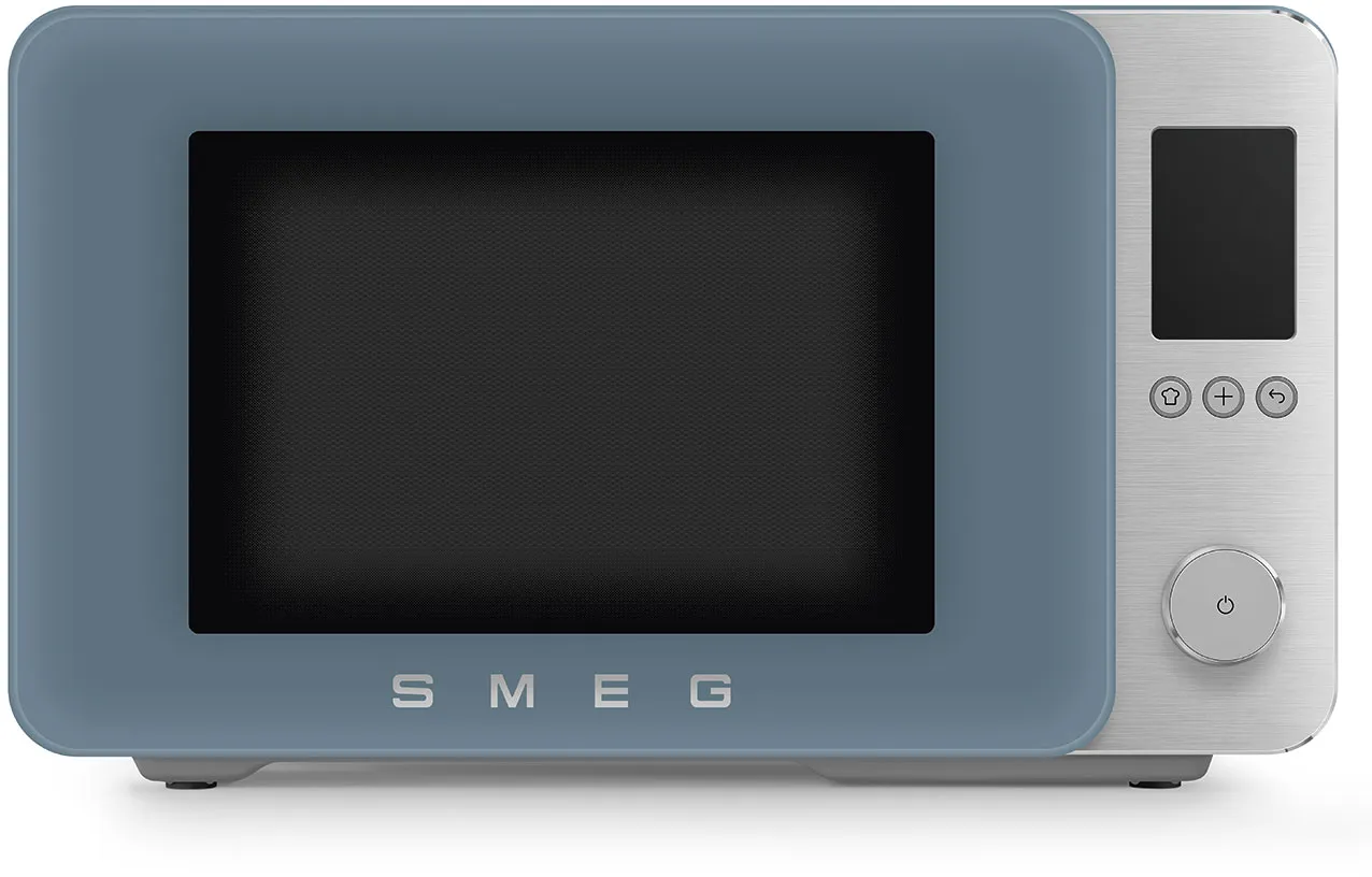 Smeg Micro-ondes combiné Collezione MOC02SBMEU Bleu orage