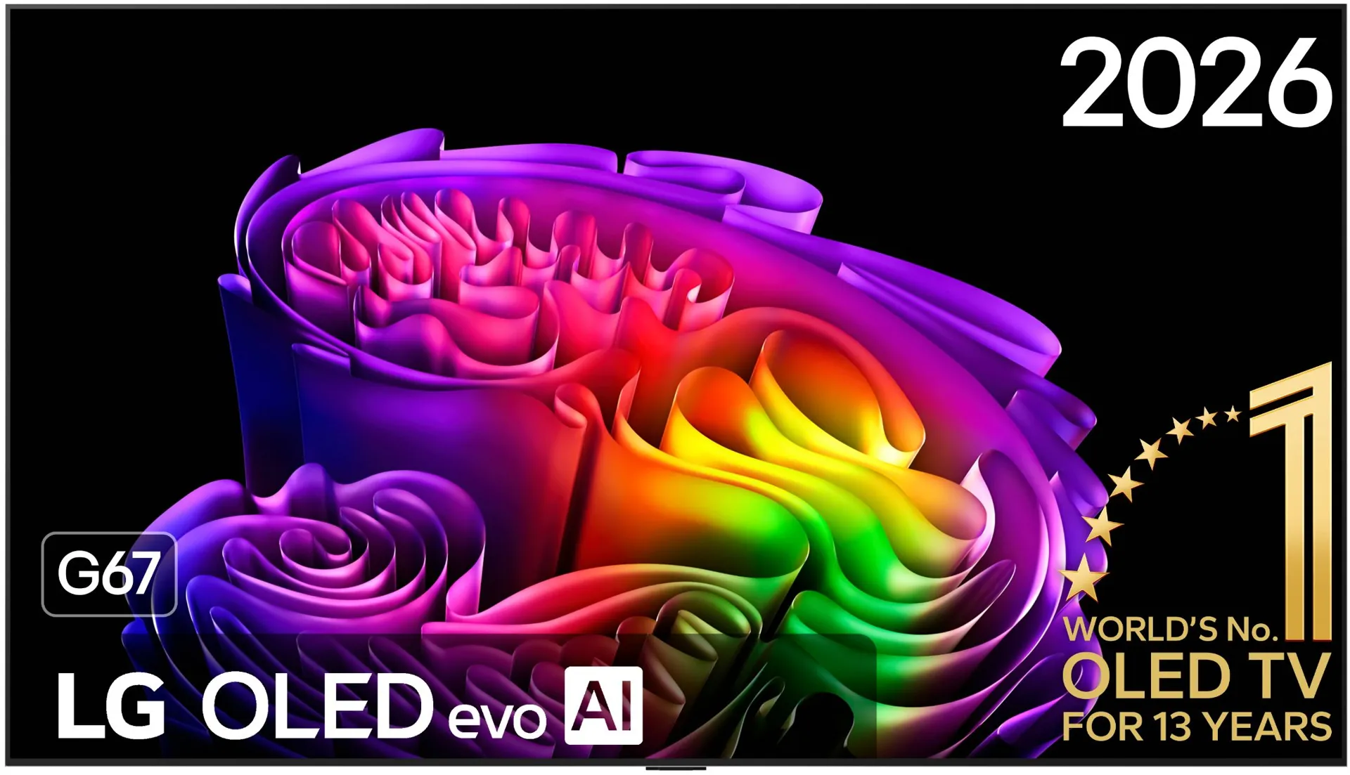 LG TV OLED OLED55G67LW (2026) 55"(139cm) 4K Evo AI