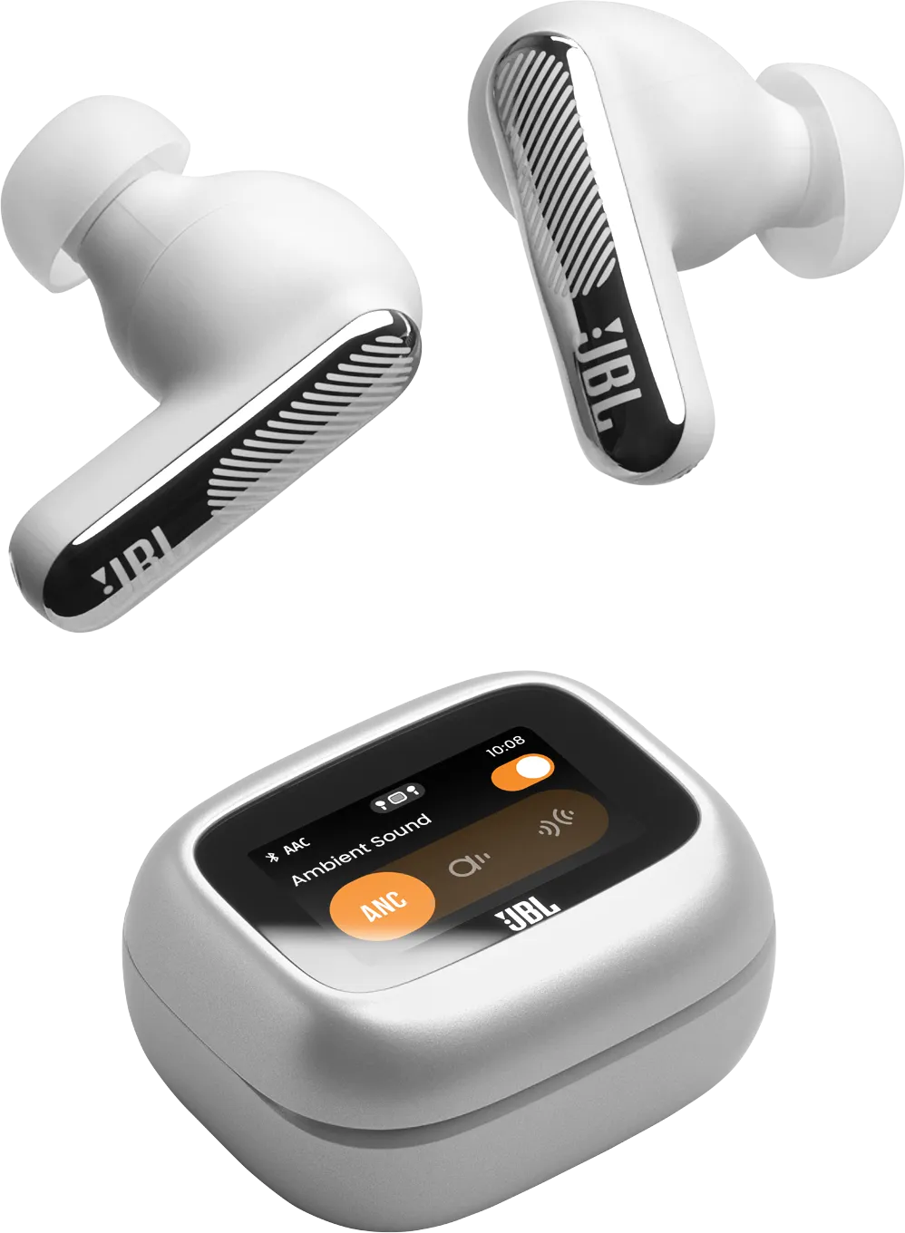 JBL Ecouteurs sans fil Live Beam 4 Argent