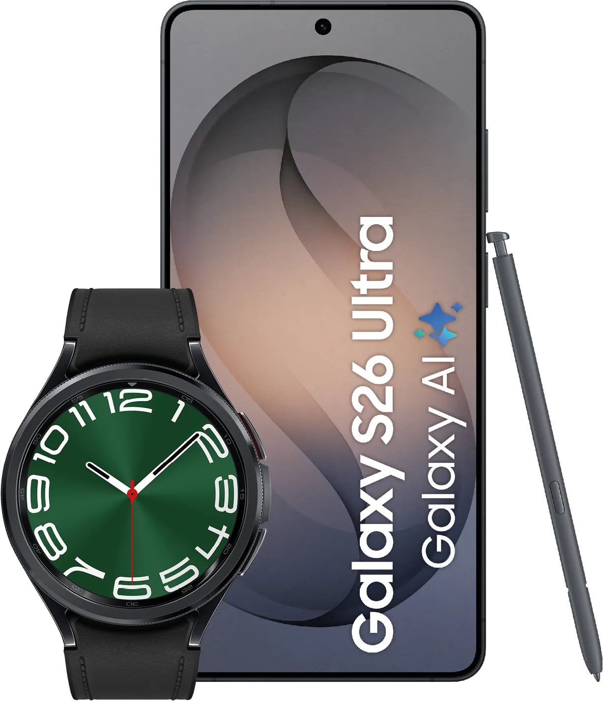 Samsung Bundle Galaxy S26 Ultra 256 Go + Galaxy Watch6 Classic 43mm Noir