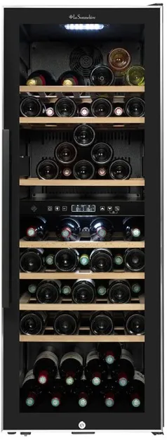 LA SOMMELIERE Cave à vin double Zone ECS812Z - 75 bouteilles