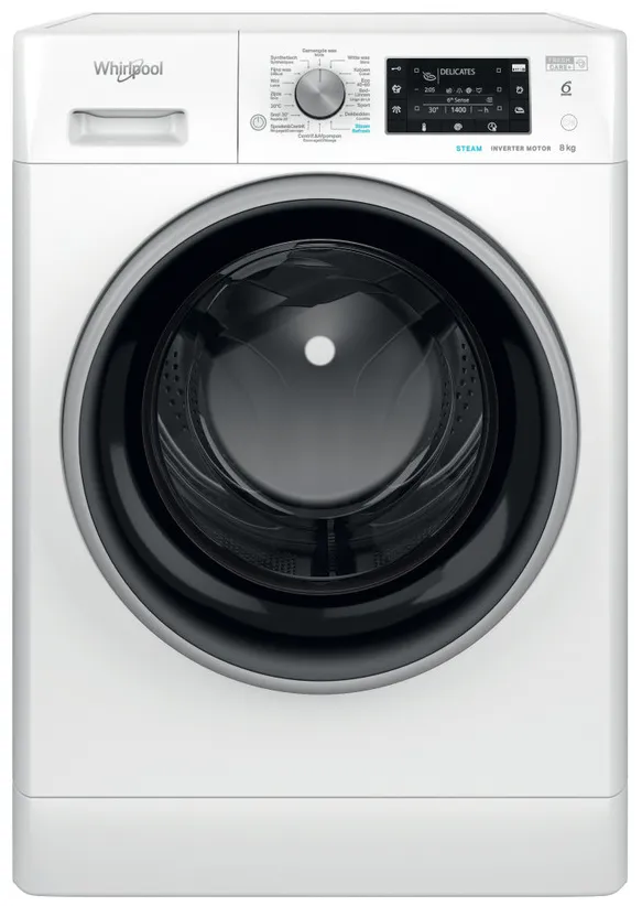 WHIRLPOOL Lave-linge FreshCare+ Steam FFD 8489E BSV BE