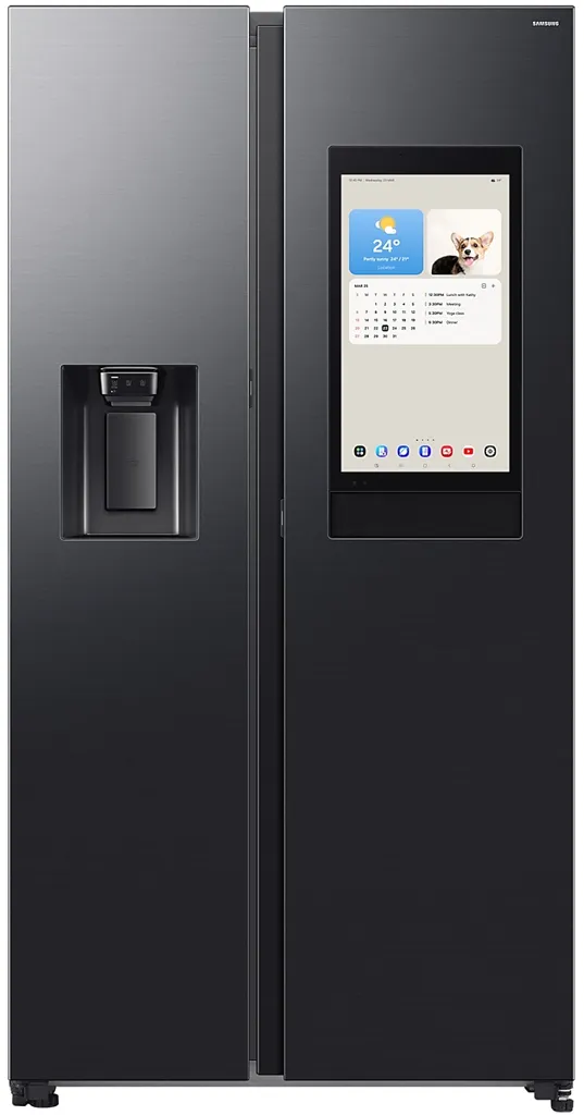 SAMSUNG Frigo américain Bespoke AI Family Hub RS90F66BEFEF - Noir