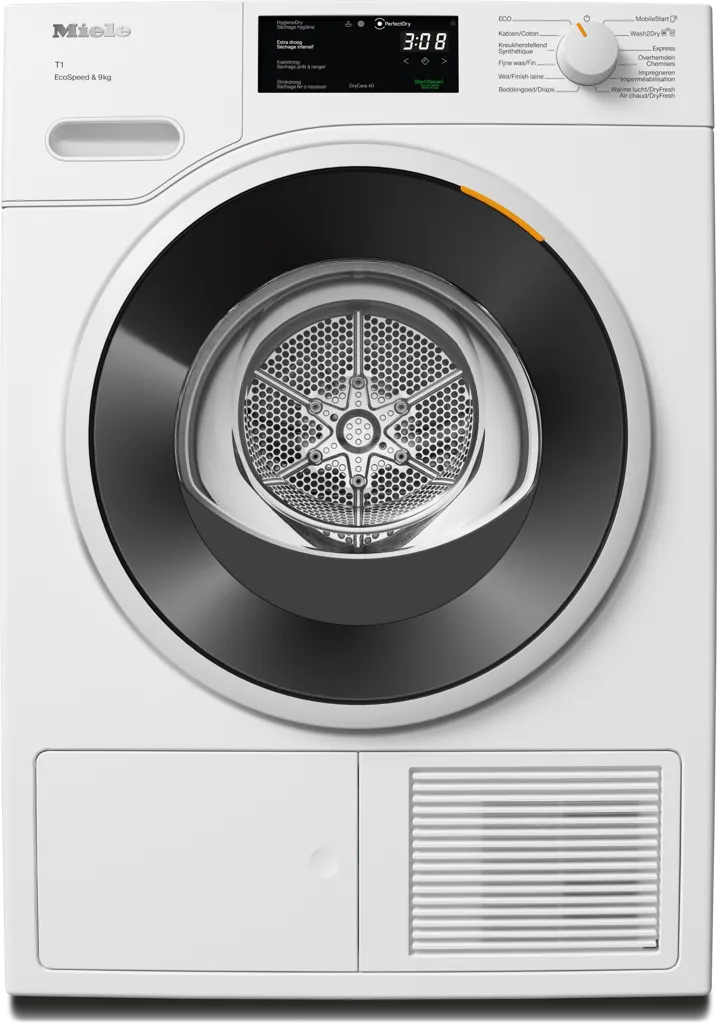 MIELE Sèche-linge pompe à chaleur T1 EcoSpeed&9kg TWD640WP