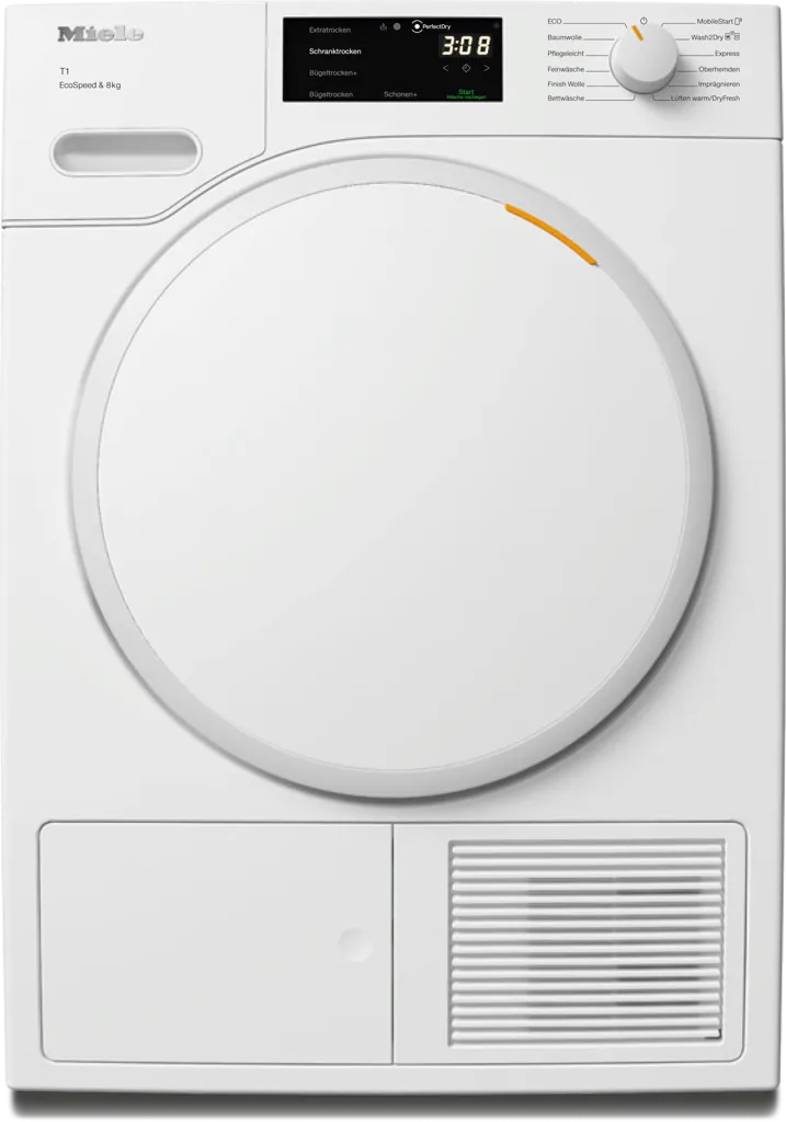 MIELE Sèche-linge pompe à chaleur T1 EcoSpeed&8kg TWB640WP
