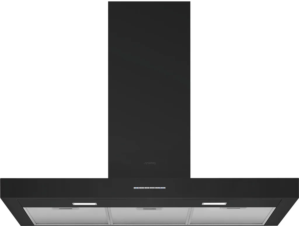 SMEG Hotte décorative KBT900NE - Noir Mat