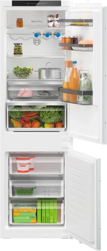 BOSCH Combi Frigo congélateur Serie 4 KIN86VSE0