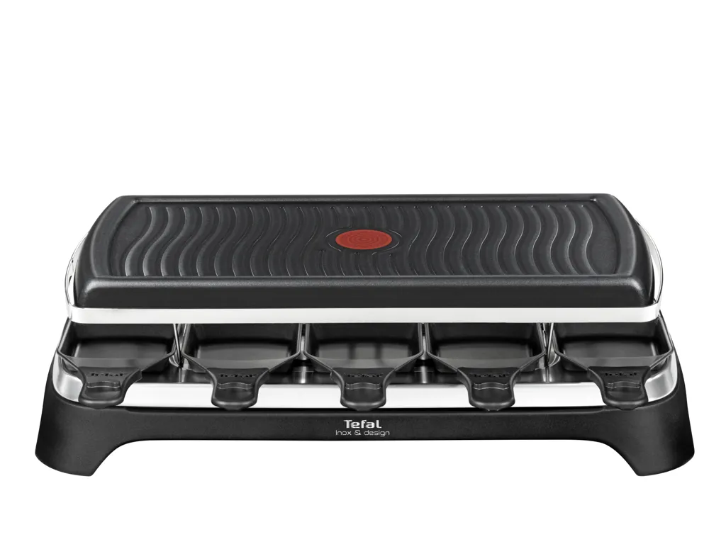 TEFAL Raclette Grill Smart Inox & Design 10p RE4588