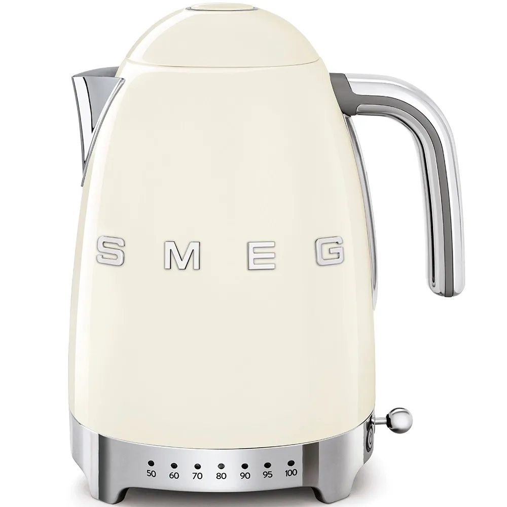 SMEG Bouilloire à température réglable Crème KLF04CREU