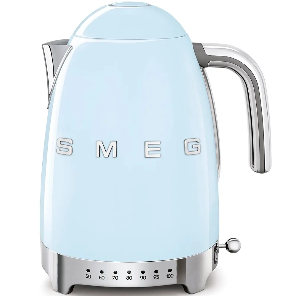 SMEG Bouilloire à température réglable KLF04PBEU - Bleu