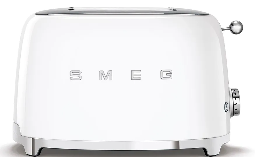 SMEG Grille-pain TSF01WHEU - Blanc