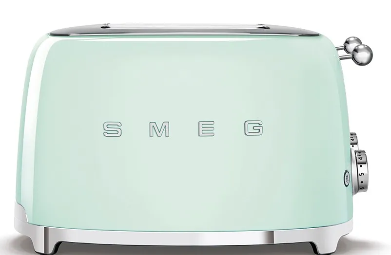 SMEG Grille-pain TSF03PGEU - Vert d'eau