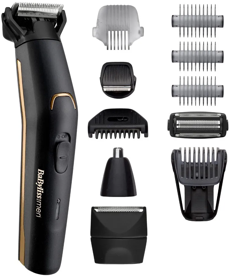 BABYLISS Tondeuse barbe 11-en-1 MT860E - Carbon Titanium