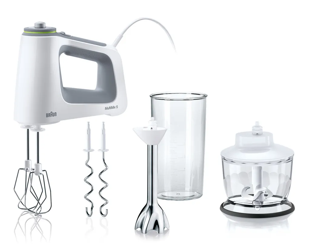BRAUN Mixeur batteur MultiMix 5 HM5137WH - Blanc