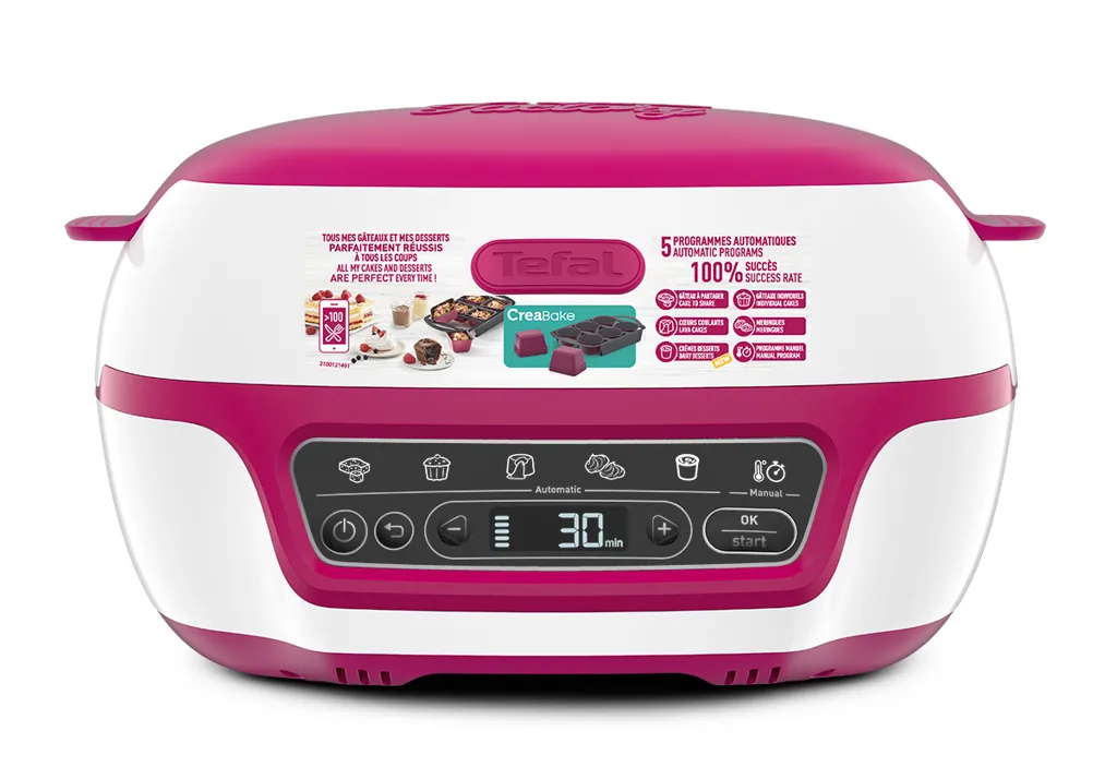 TEFAL Machine à cakes Cake Factory Délices KD810112