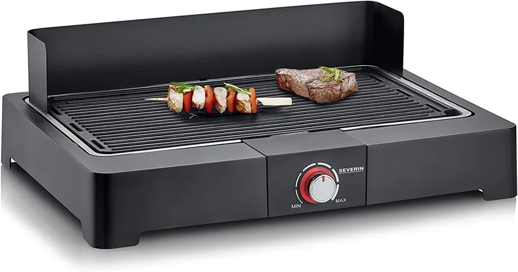 SEVERIN Barbecue de table avec plaque de cuisson PG 8567 - Noir