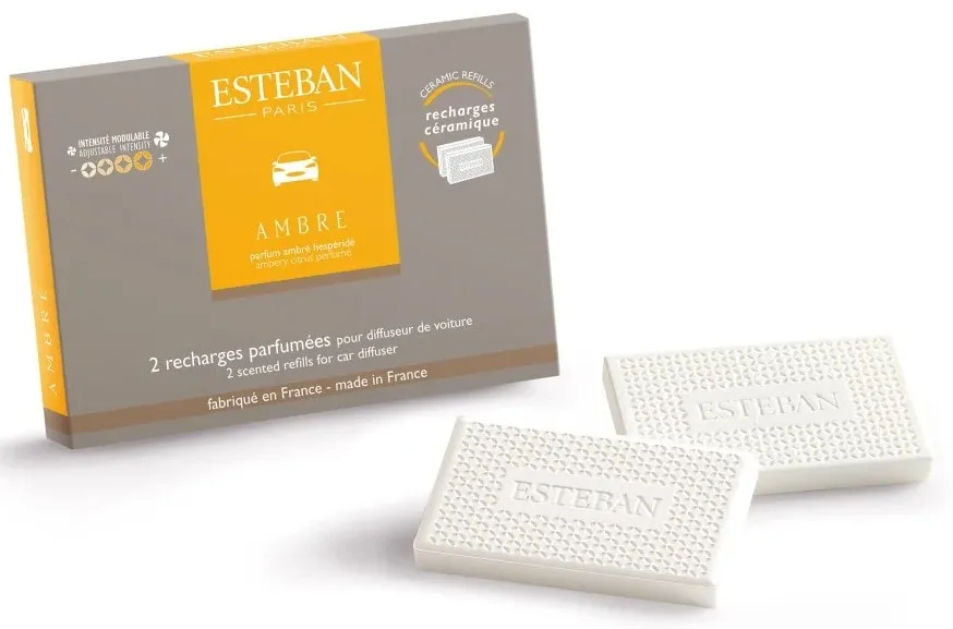 ESTEBAN Recharge pour diffuseur de voiture Ambre