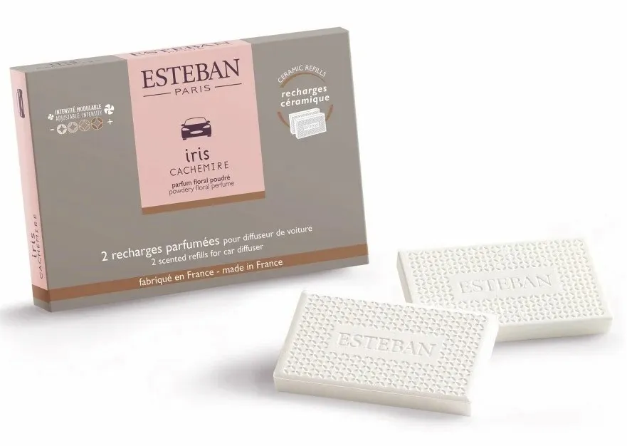 ESTEBAN Recharge pour diffuseur de voiture Iris Cachemire