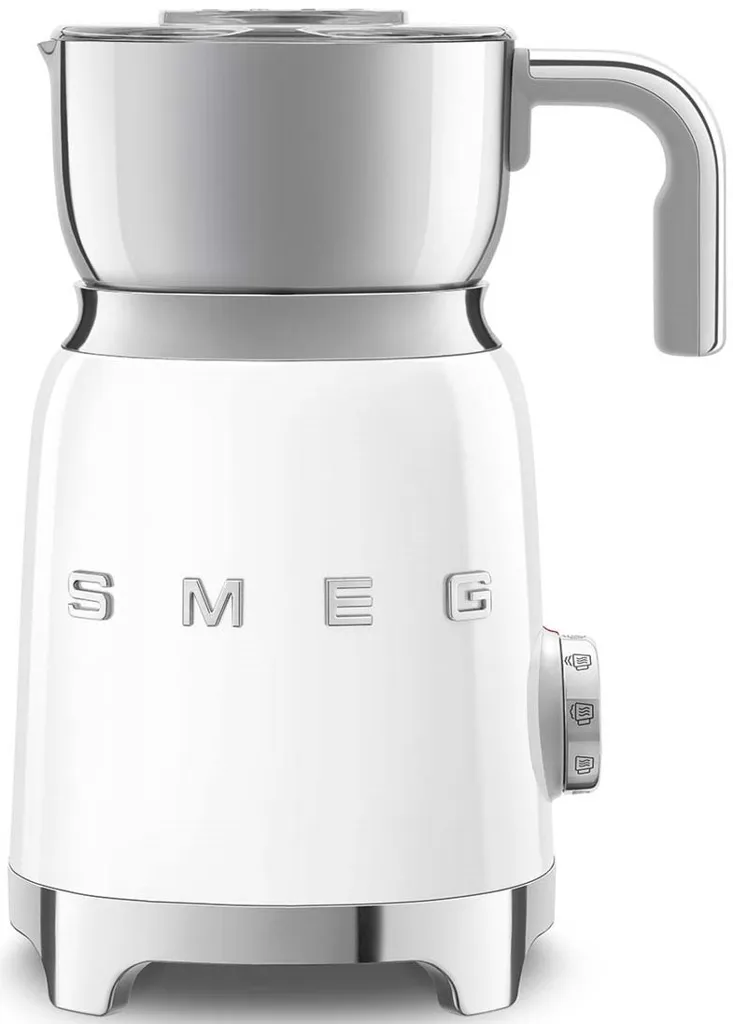 SMEG Chocolatière & Mousseur de lait MFF11WHEU - Blanc