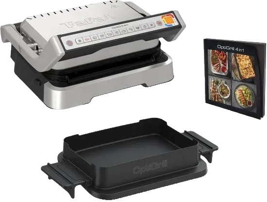 TEFAL Grille-viande OptiGrill 4-en-1 GC774D10