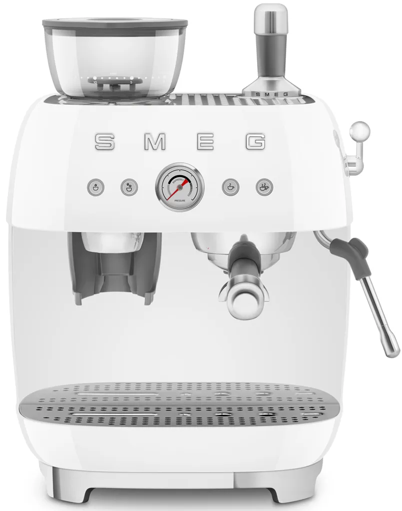 SMEG Machine à expresso EGF03WHEU - Blanc