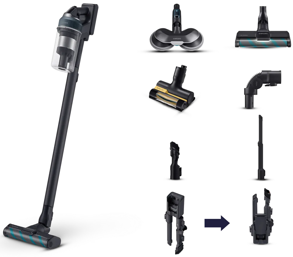 SAMSUNG Aspirateur balai Jet 85 Premium VS20C852FTB/WA
