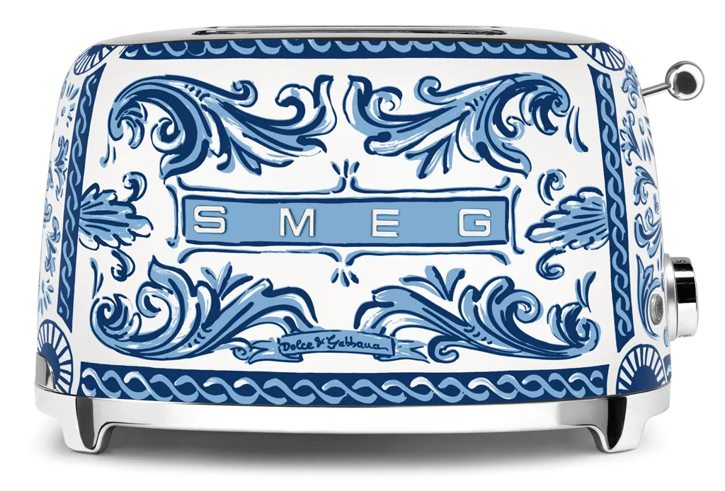 SMEG Grille-pain TSF01DGBEU - Edition Dolce & Gabbana Blu Mediterraneo