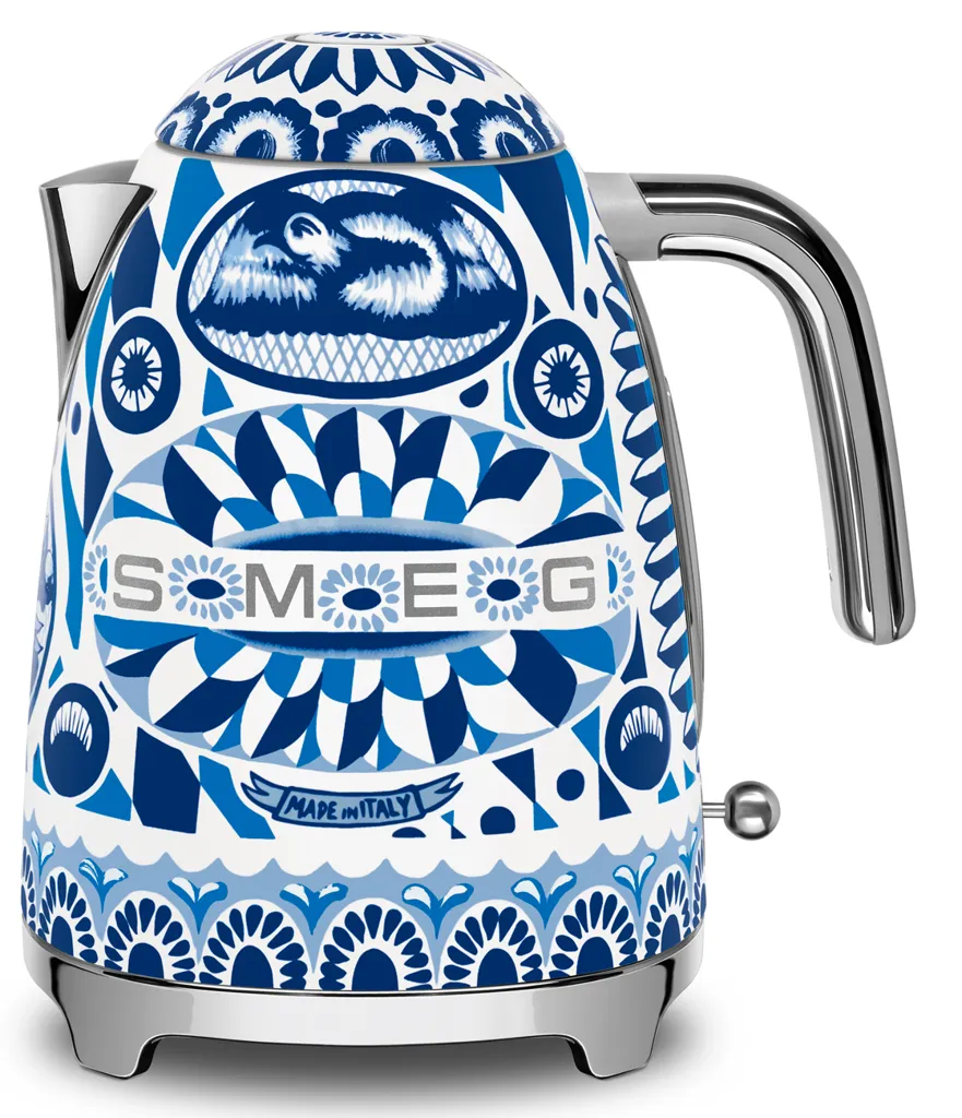 SMEG Bouilloire KLF03DGBEU Edition Dolce & Gabbana - Blu Mediterraneo