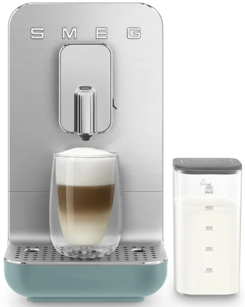 SMEG Machine à expresso automatique BCC13EGMEU - Vert émeraude