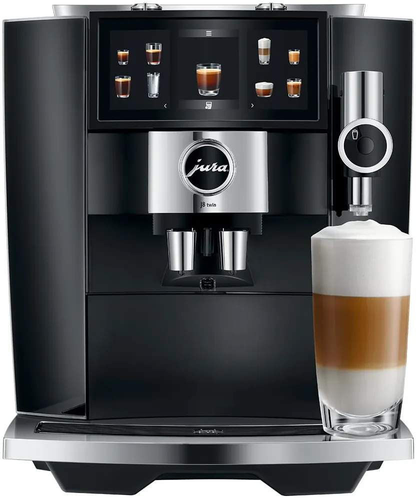 JURA Machine à expresso automatique J8 Twin Diamond Black EA