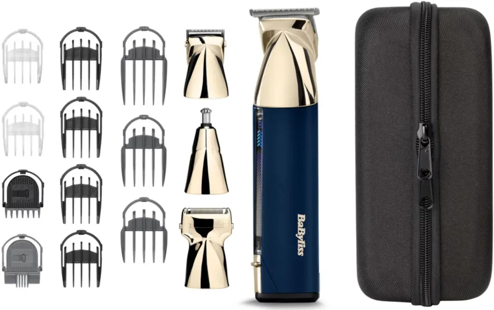 BABYLISS Tondeuse Multi-usages Super-X Metal MT992E Gold & Navy