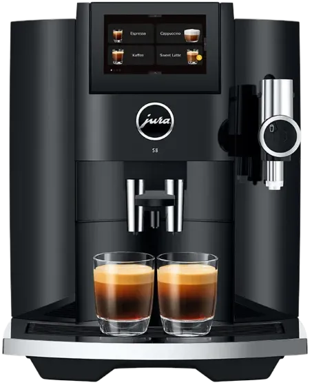 JURA Machine à Expresso automatique S8 Piano Black (EB)