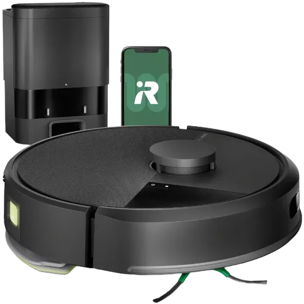 iROBOT Robot aspirateur laveur Roomba 105 Combo + Base AutoEmpty - Noir
