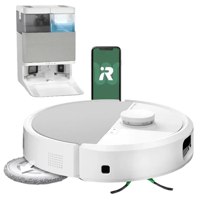 iROBOT Robot aspirateur Laveur Roomba Plus 505 Combo + AutoWash - Blanc