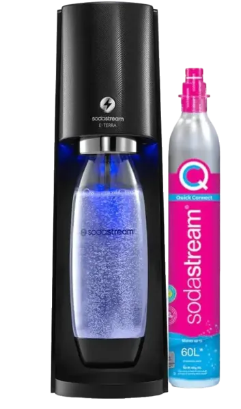 SODASTREAM Machine à boisson pétillante E-Terra - Noir