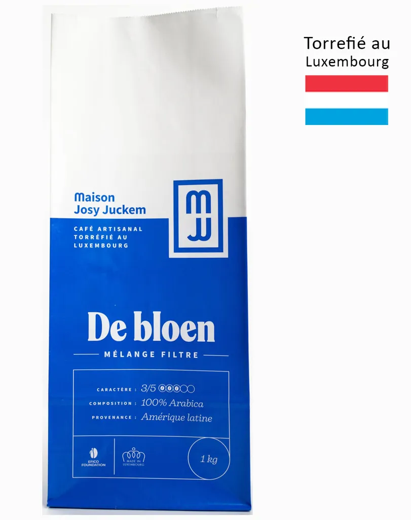JOSY JUCKEM Café en grain Juca De bloen - Mélange filtre - 1Kg