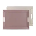 FREEFORM Plateau réversible Simili cuir rose/crème : FFTM2561