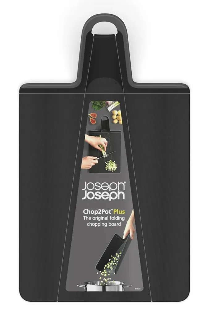 JOSEPH & JOSEPH Planche à découper pliable Noir