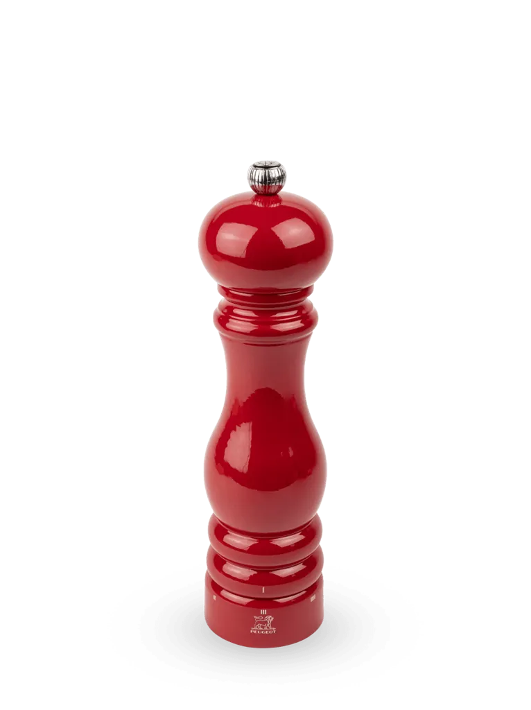 PSP PEUGEOT Moulin à poivre manuel en bois, u'select laqué rouge passion, 22 cm