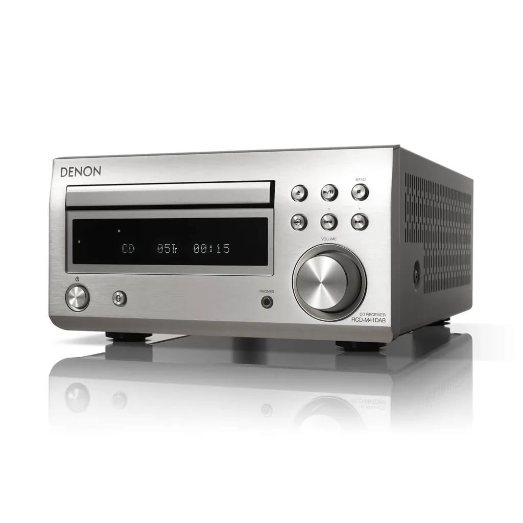 DENON Chaîne HiFi RCD-M41DAB Argent