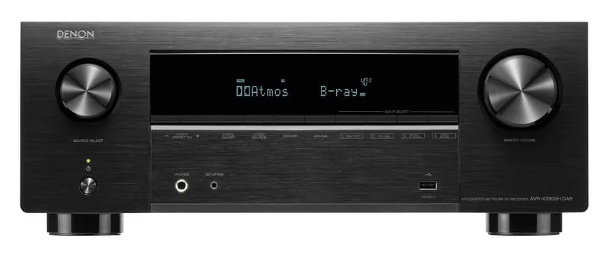 DENON Ampli-tuner AVR-X2800H DAB - Noir
