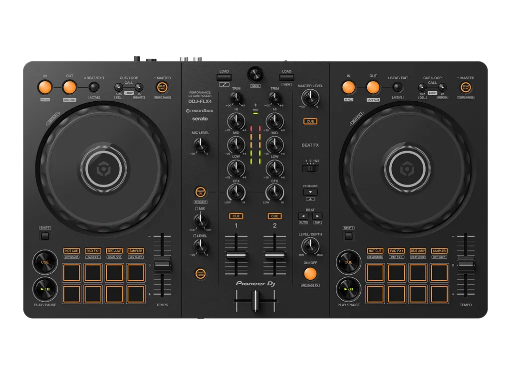 PIONEER DJ Contrôleur DJ DDJ-FLX4 - Noir