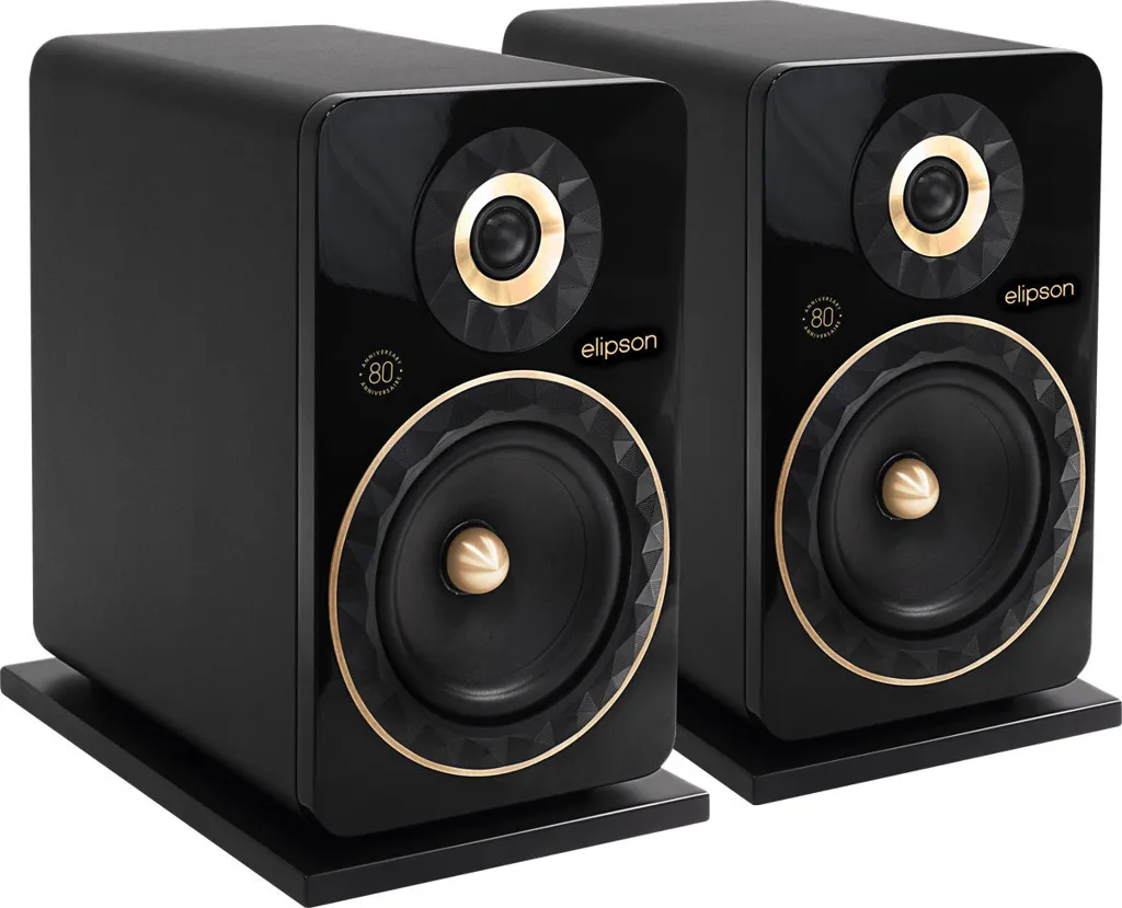 ELIPSON Enceintes Prestige Facet 8B 80e Anniversaire (paire) - Noir