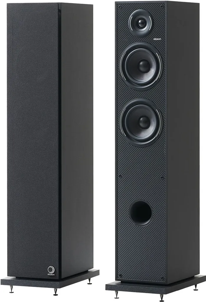ELIPSON Enceinte colonne Horus 11F (Unité) - Noir Carbone