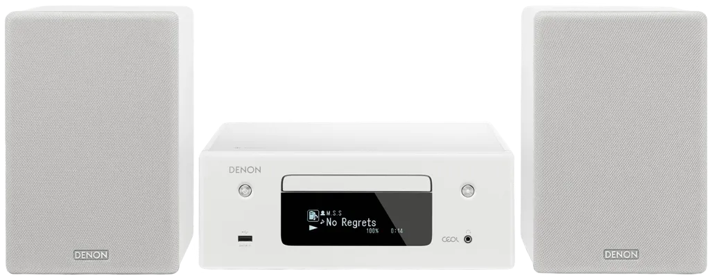 DENON Chaîne Hi-Fi CEOL N-10WTE2 - Blanc