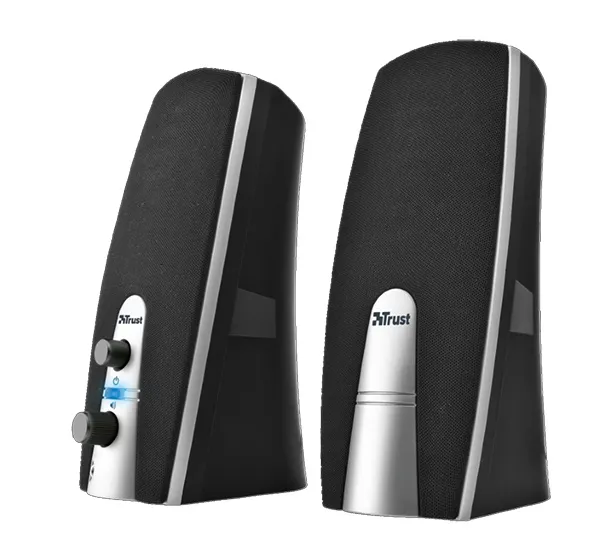 TRUST Enceintes MiLa 2.0 5W - Noir/Argent