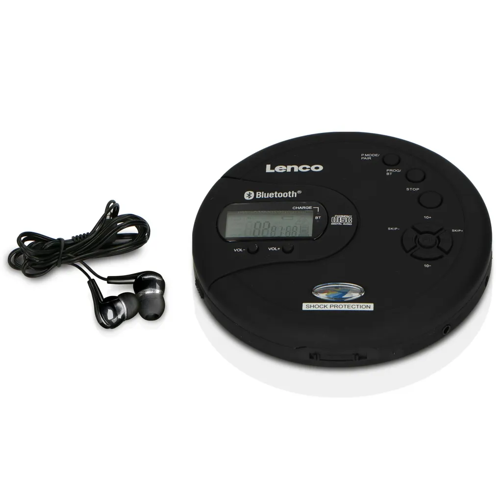 LENCO CD-300 Lecteur CD Portable - Noir