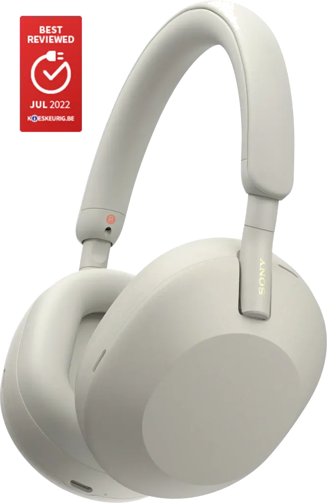 Casque Bluetooth SONY WH-1000XM5 Argent WH1000XM5S.CE7