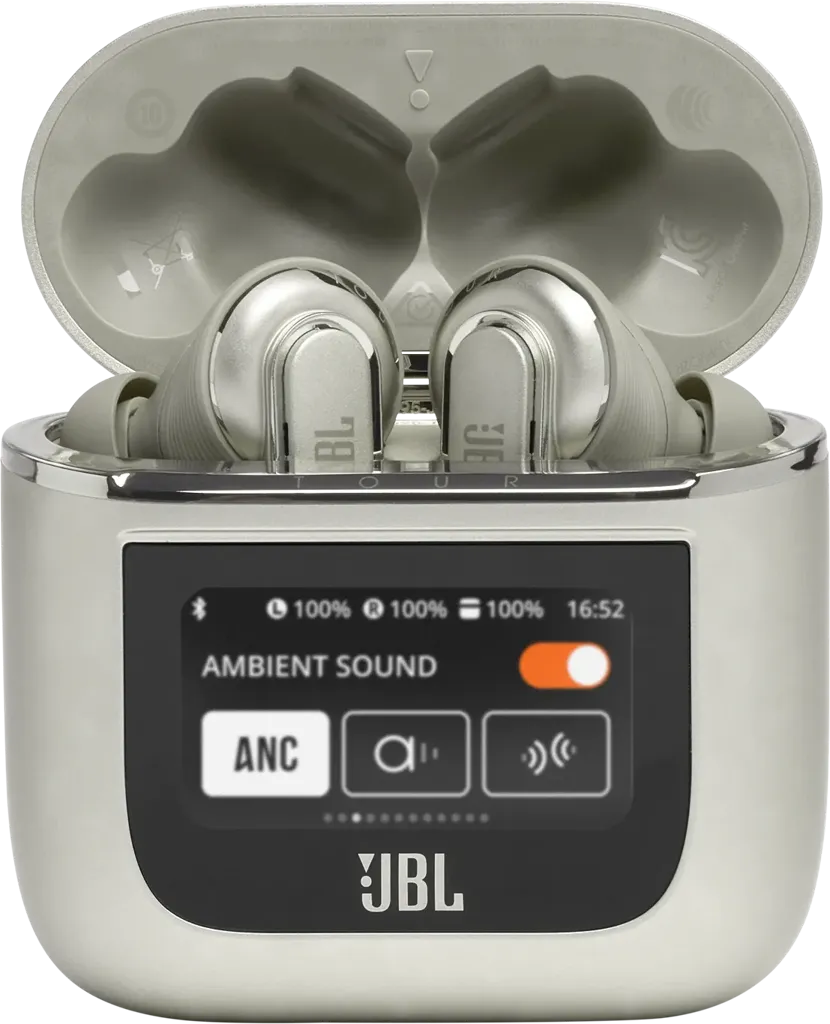 JBL Écouteurs sans fil Noise Cancelling Tour Pro 2 - Champagne